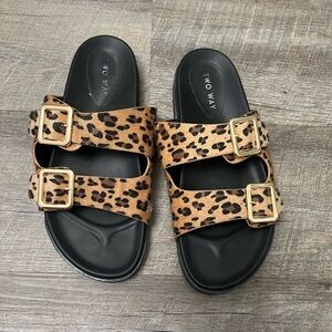 Leopard Print Women's Sandals